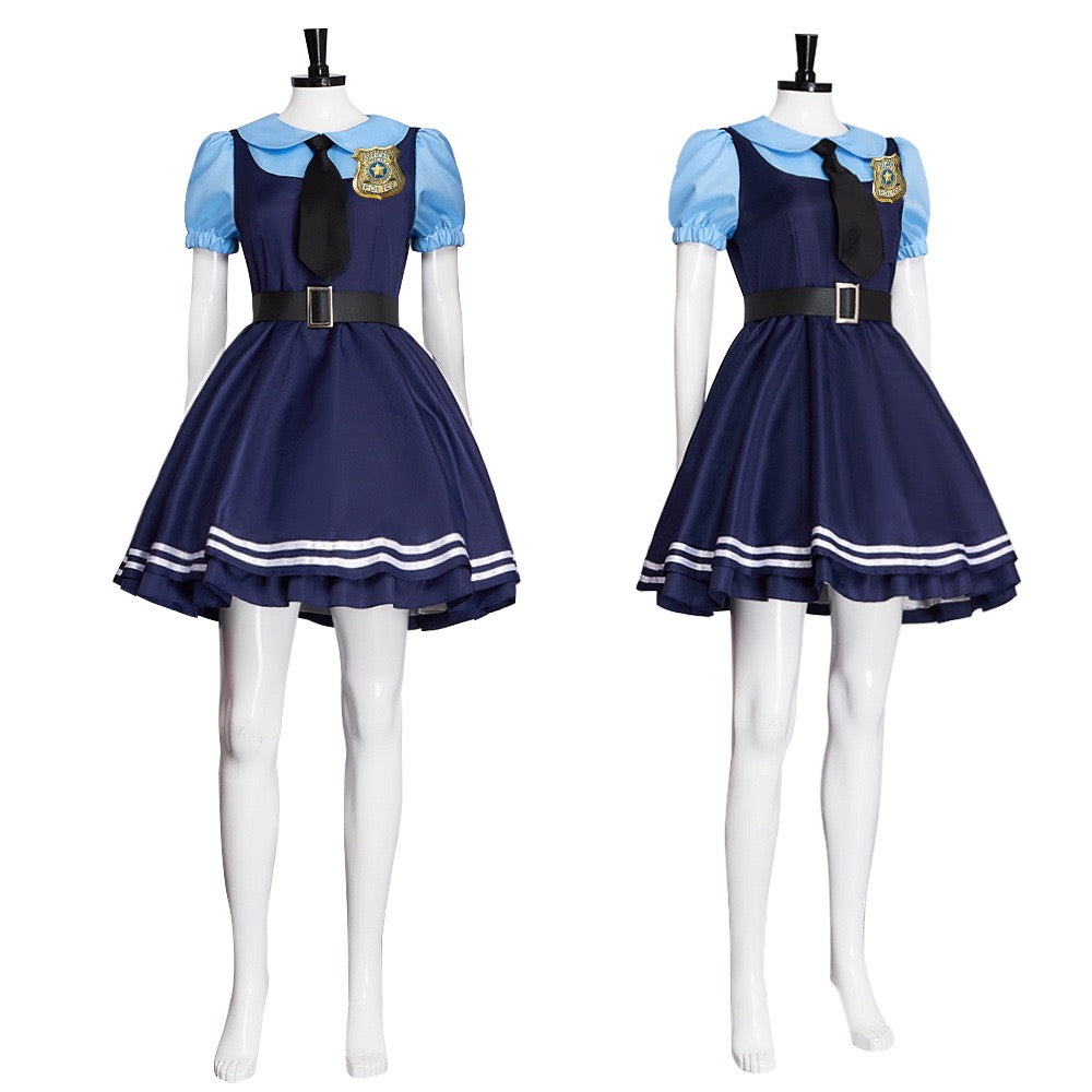 Zootopia 2 Judy Hopps Costume Dress | 2025 Bunny Cop Cosplay Outfit for Halloween & Conventions