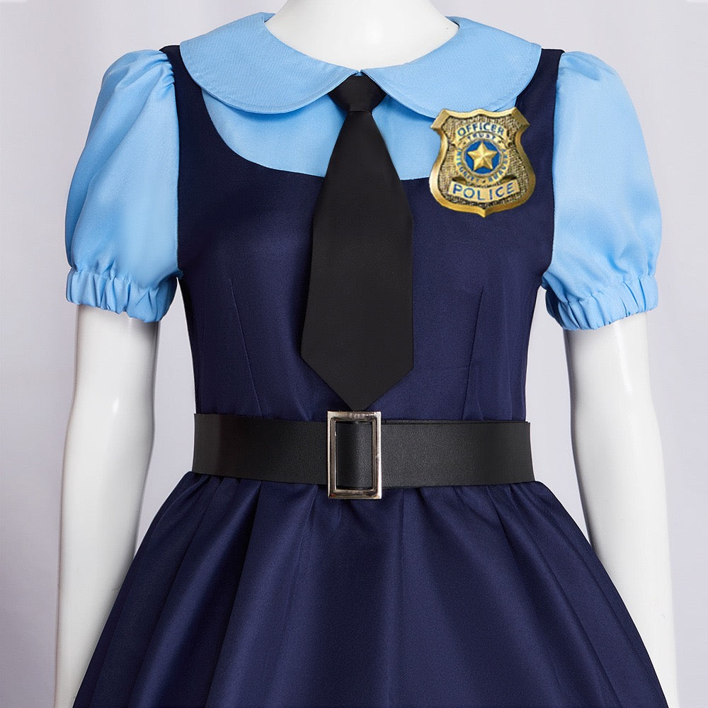 Zootopia 2 Judy Hopps Costume Dress | 2025 Bunny Cop Cosplay Outfit for Halloween & Conventions