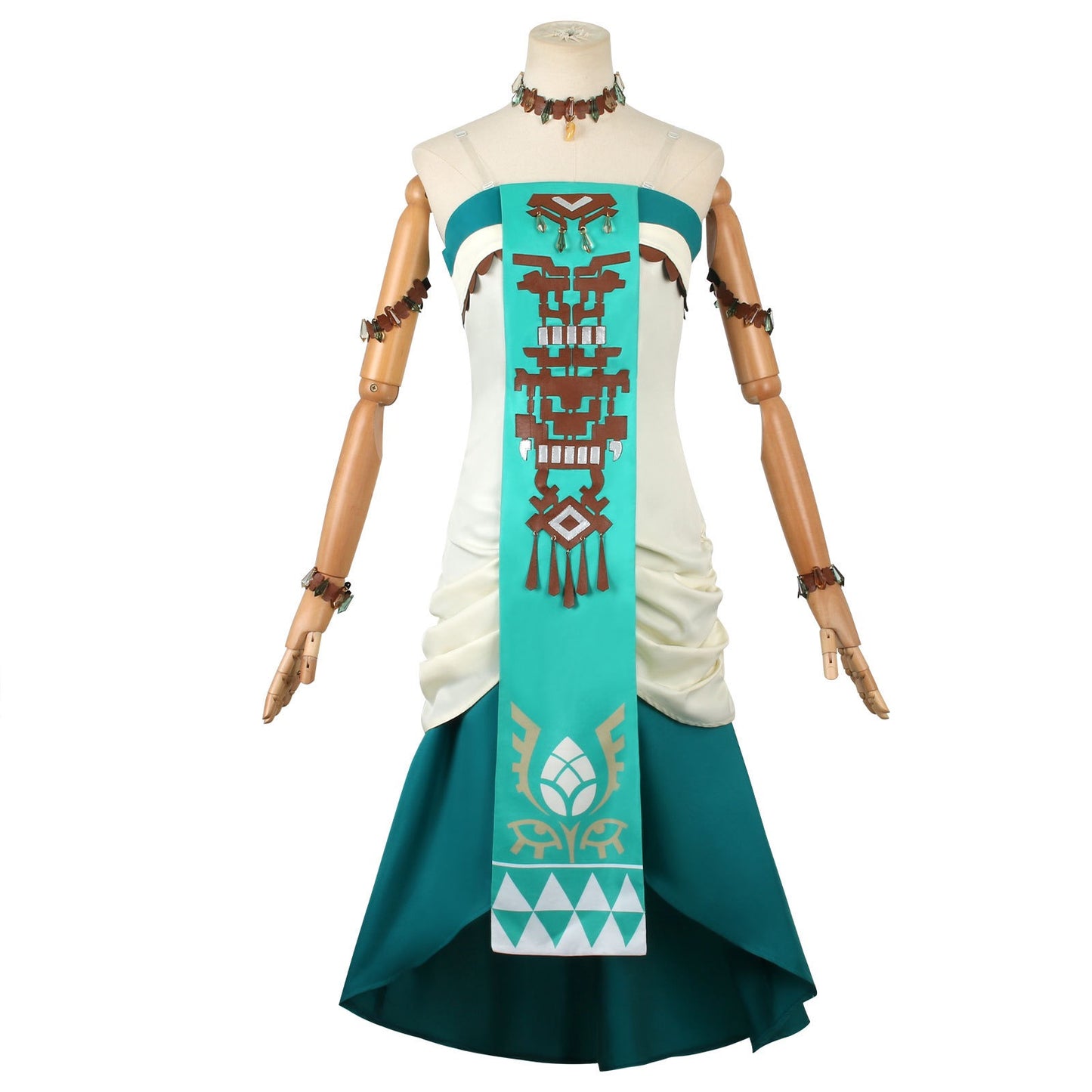 The Legend Of Zelda: Tears Of The Kingdom Princess Zelda Cosplay Costume Dress Set with Accessories