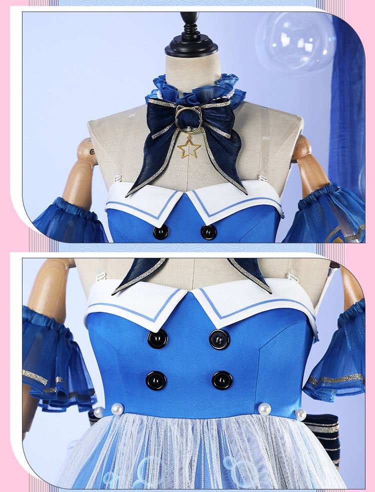 Infinity Nikki Nikki Cosplay Costume Kawaii Bubbly Voyage Outfit Set Sweet Dress with Hat
