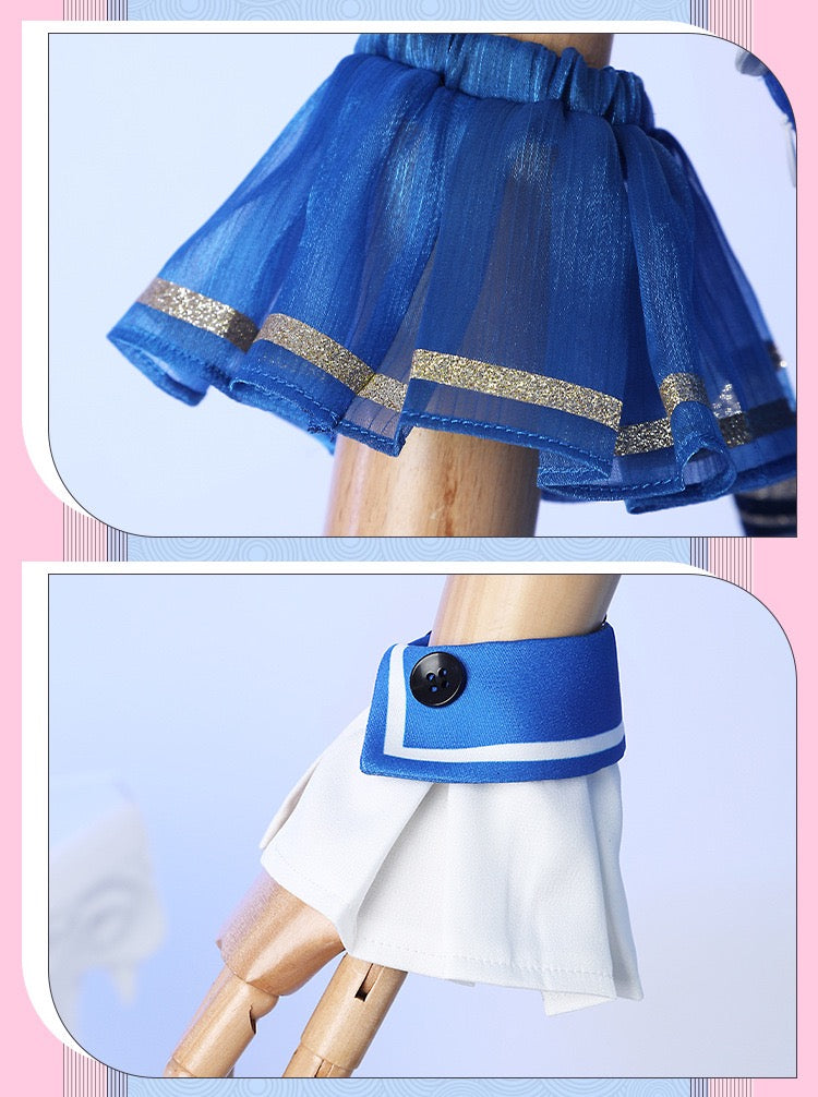 Infinity Nikki Nikki Cosplay Costume Kawaii Bubbly Voyage Outfit Set Sweet Dress with Hat