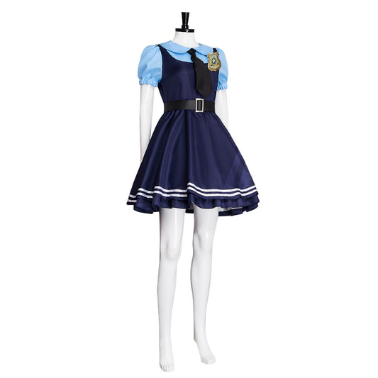 Zootopia 2 Judy Hopps Costume Dress | 2025 Bunny Cop Cosplay Outfit for Halloween & Conventions