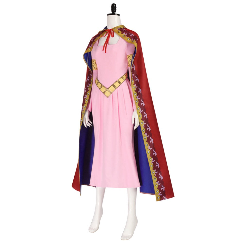 Princess Vivi Cosplay Costume Full Outfit | One Piece Anime Cos Dress for Convention, Halloween